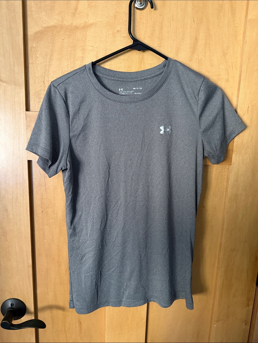 Under Armour Men's Heather Gray Short Sleeve Crew Tee